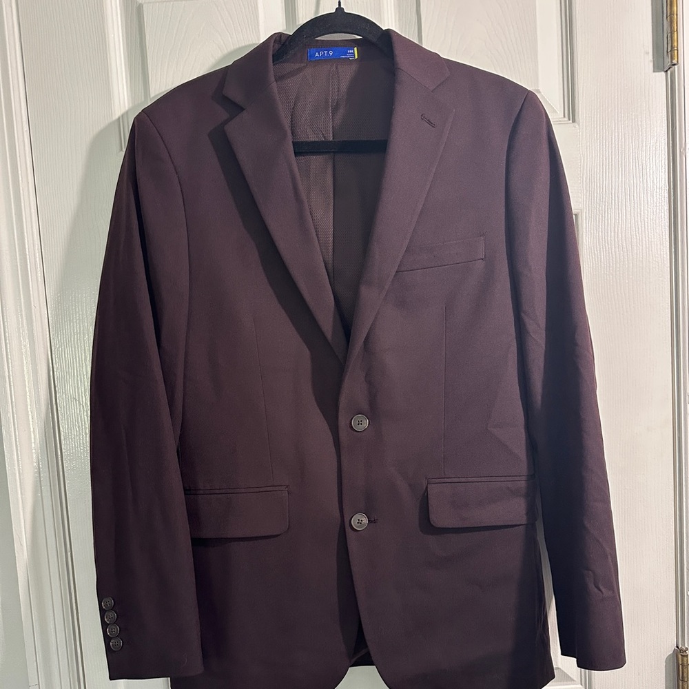 Apt. 9 Dark Red Suit Jacket